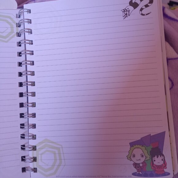 Beetlejuice Lined Notebook Journal - Picture 7 of 8